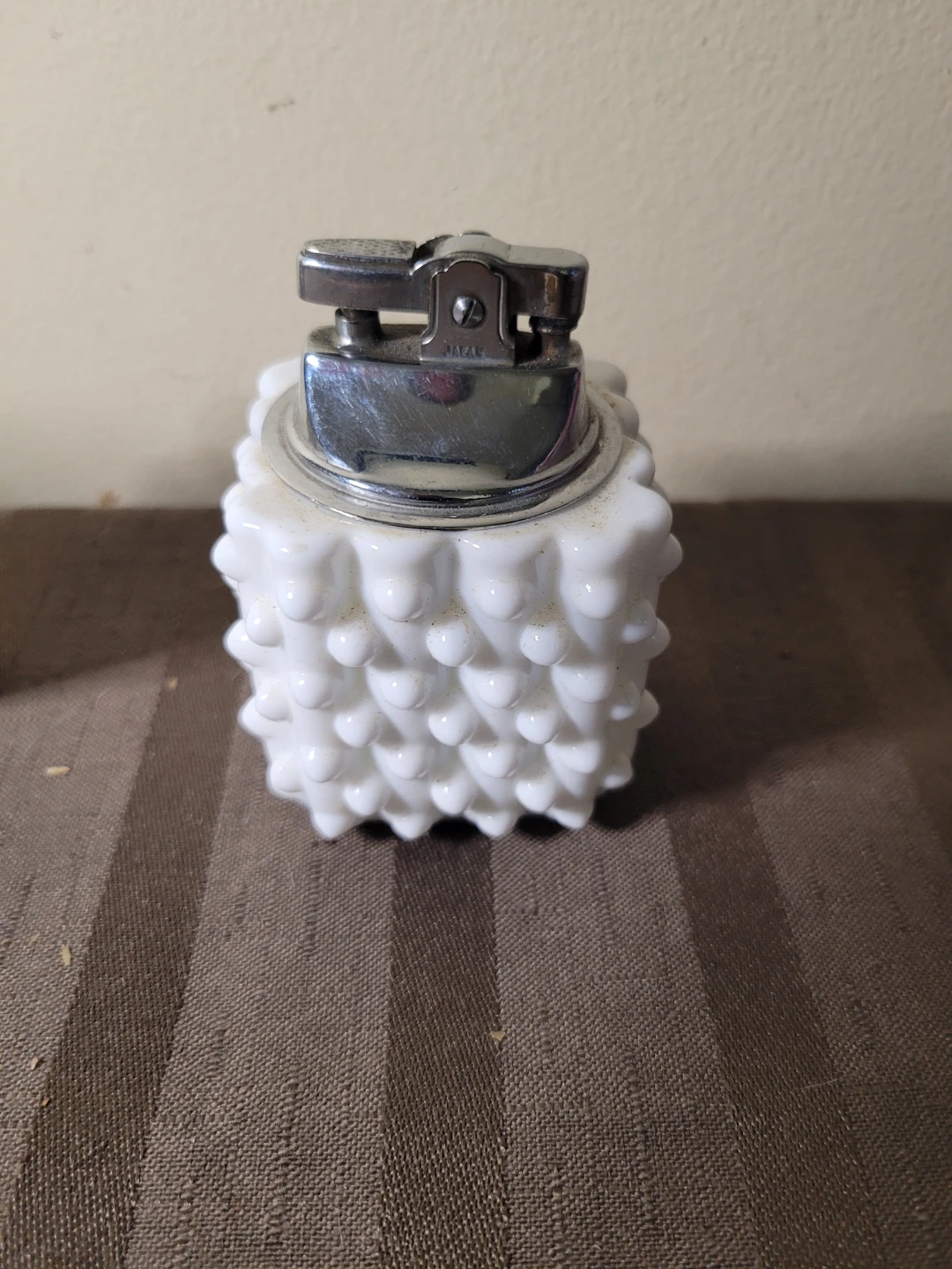 3 Vintage  Floral Porcelain Petrol Table Lighter Germany Japan - photo 4