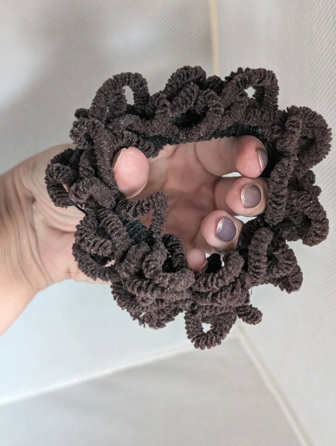 Brown Textured Scrunchie - photo 2