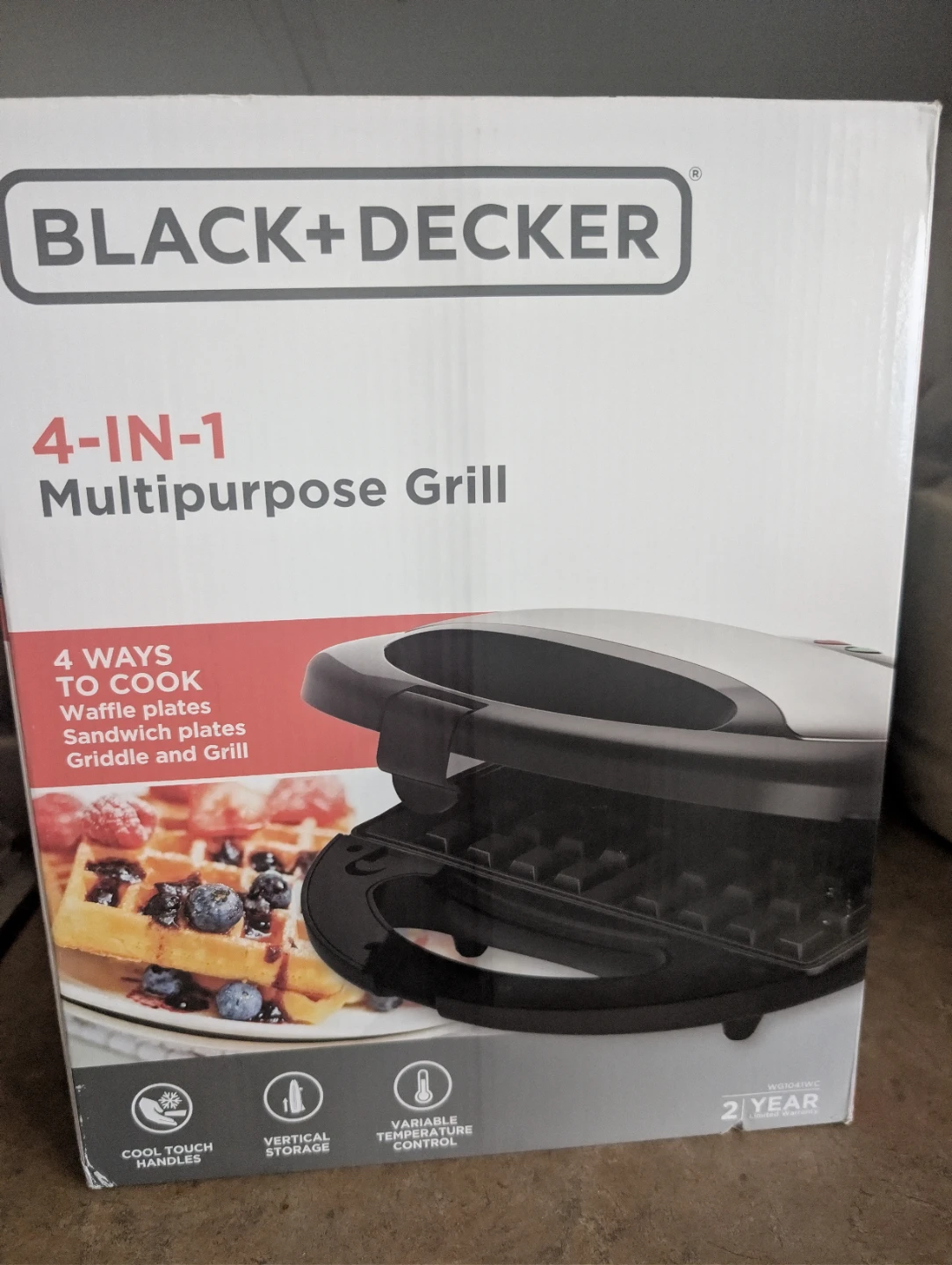 BLACK+DECKER 4-IN-1 Multipurpose Grill