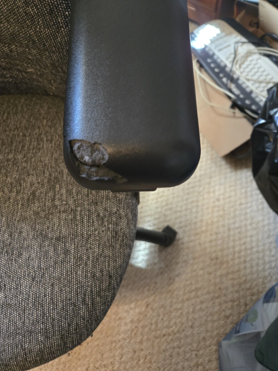 Office Chair - Grey Fabric - photo 2