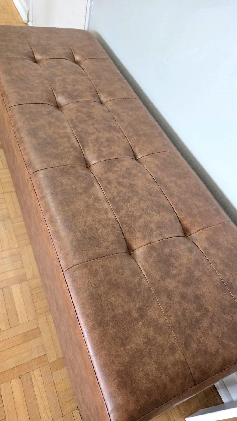 43" Entryway Padded Bench Storage *new - photo 5