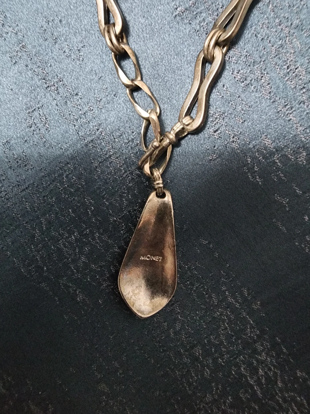 Monet Silver Tone Necklace with Pendant - photo 2