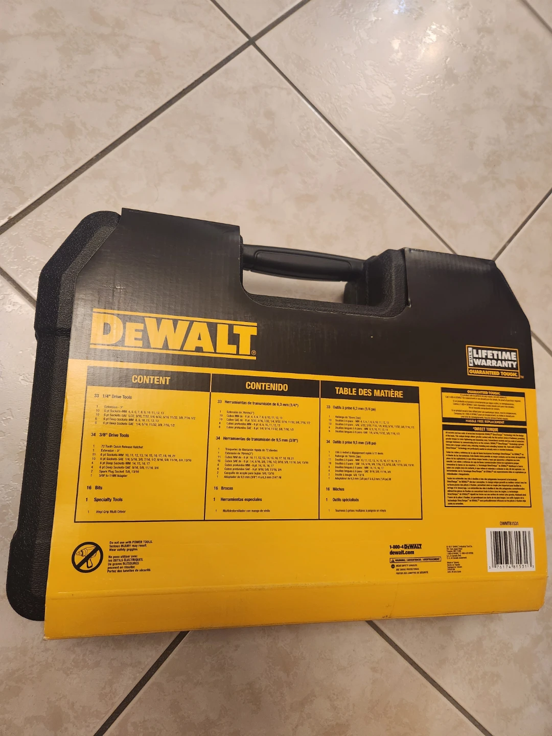 DEWALT 84-Piece Mechanics Tool Set - photo 2