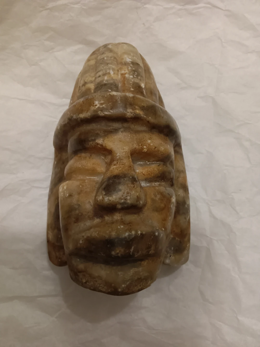 Pre Columbian Stone Carving Figurine
