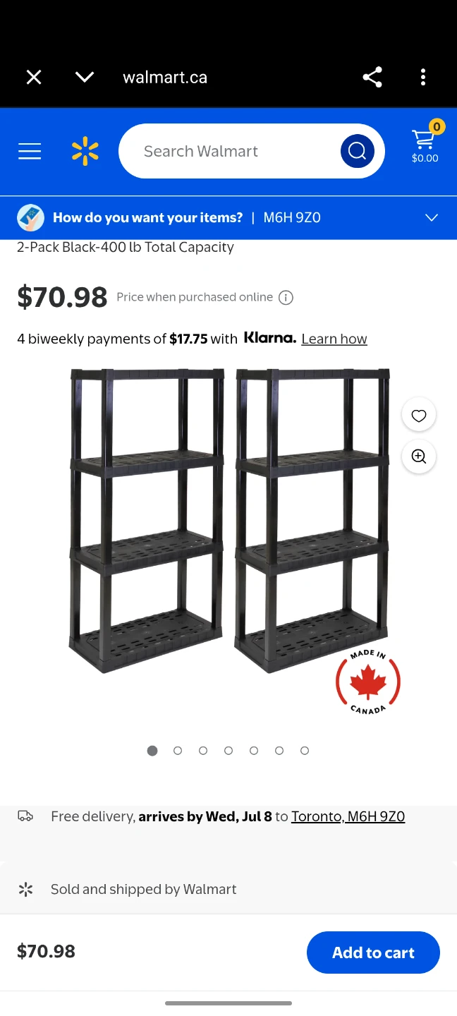 Hyper Tough 4-Tier Garage Shelving Unit. - photo 2