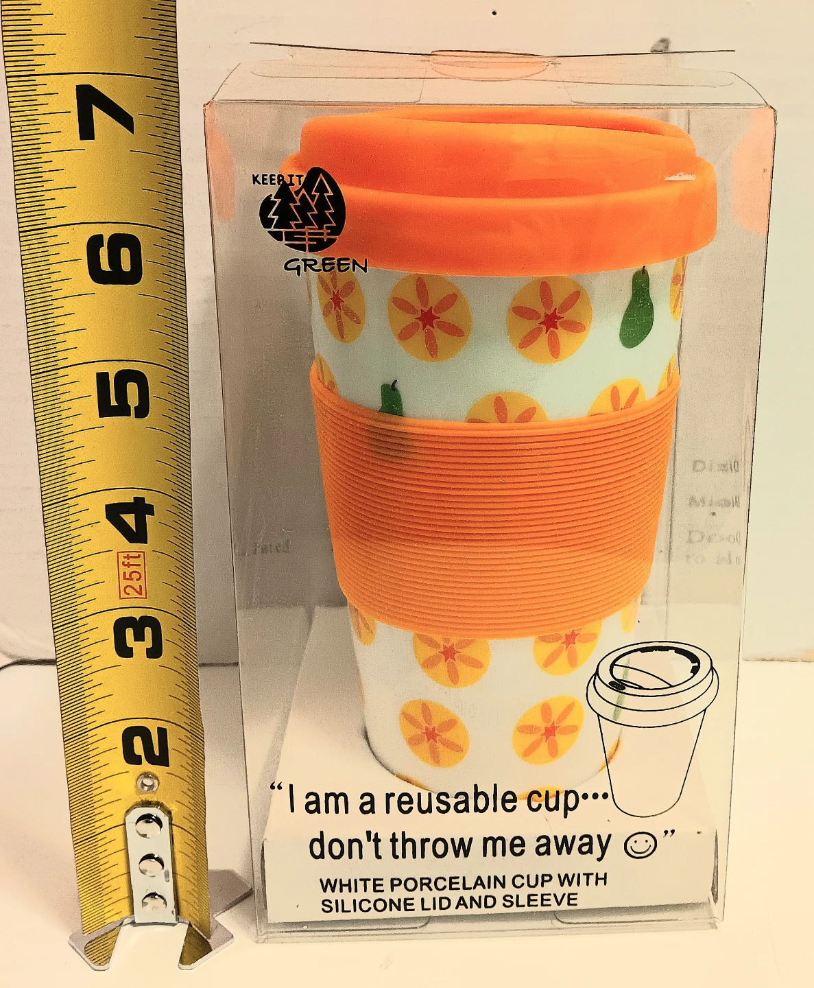 🥤Keep It Green Porcelain Reusable Cup🥤 - photo 2