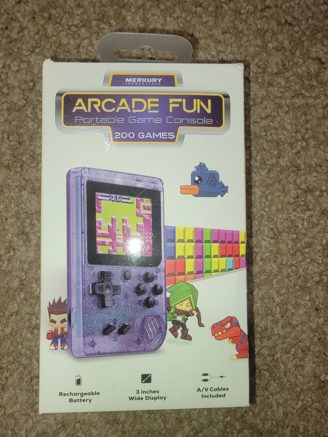 Merkury Innovations Arcade Fun Portable Game Console