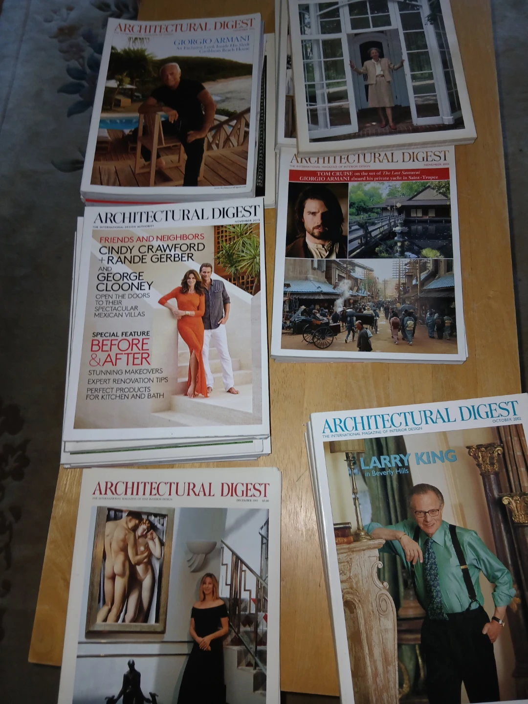 Architectural Digest Magazines