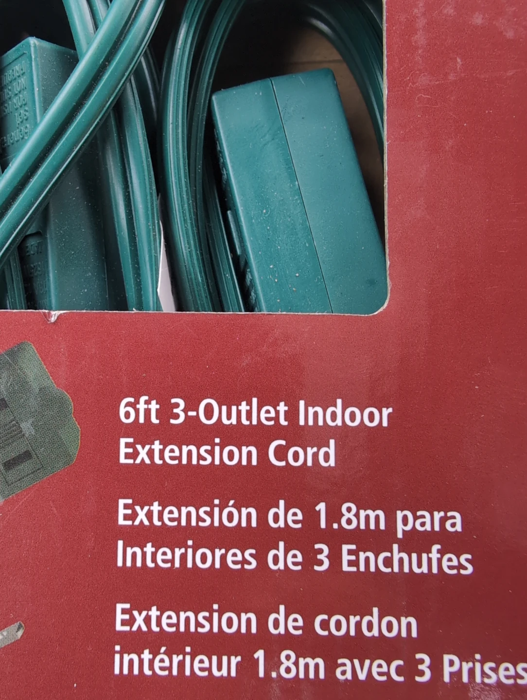 3PACK Stanley CordMAX 6ft 3-Outlet Indoor Extension Cord 3 Pack - photo 3