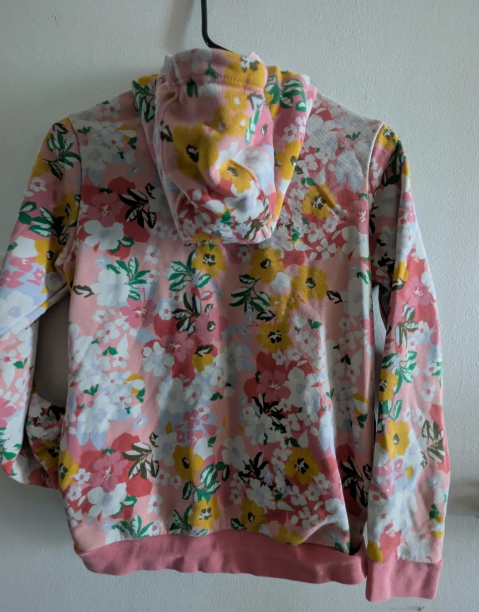 ⚽ Vintage Adidas Floral Hoodie size medium - photo 4