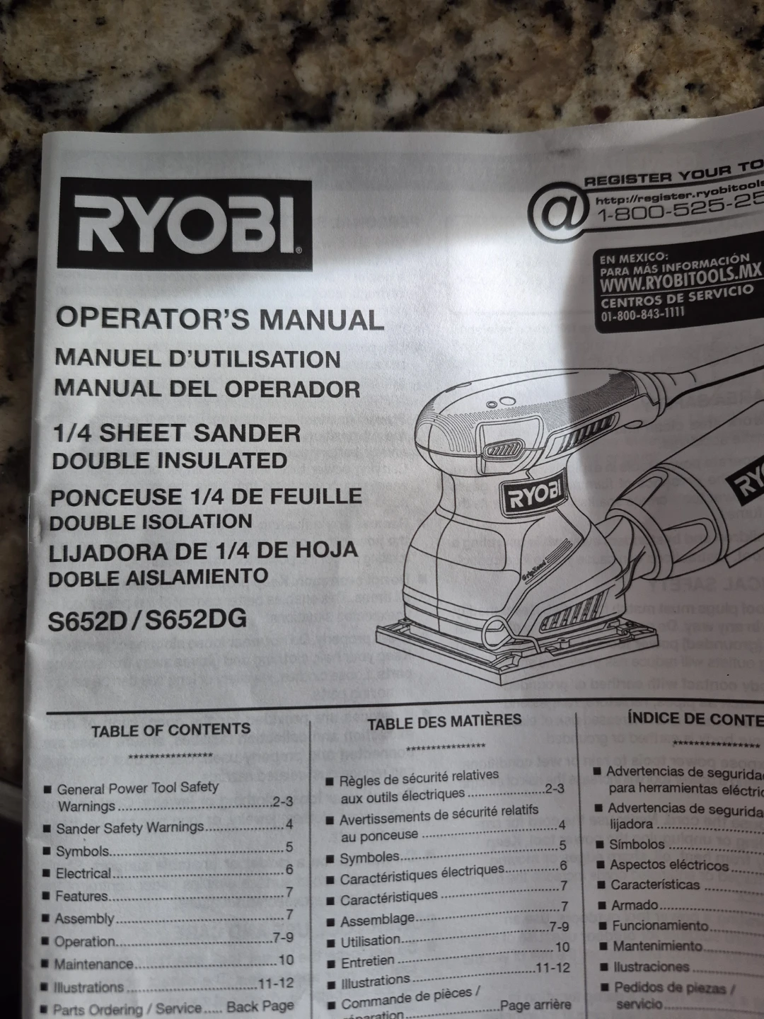 Ryobi 1/4 Sheet Sander - photo 3