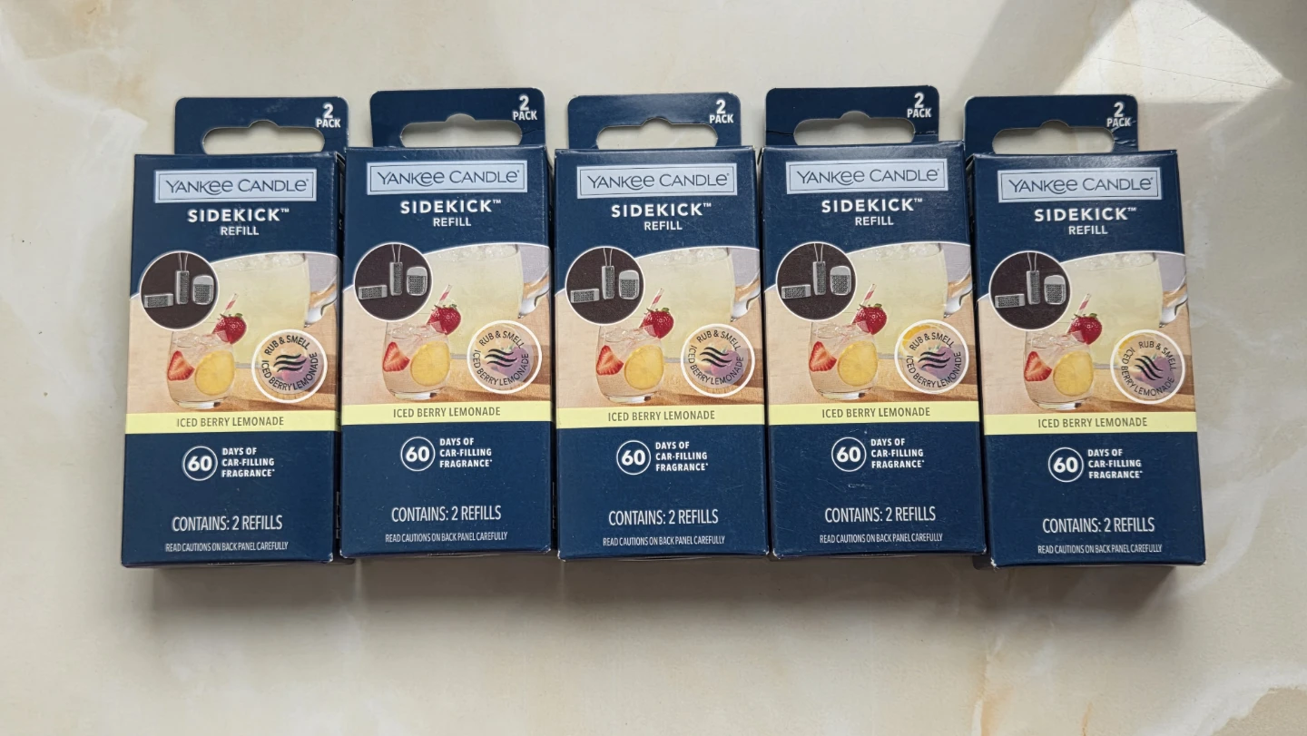 Yankee Candle Sidekick Refill - Iced Berry Lemonade (2 Pack)