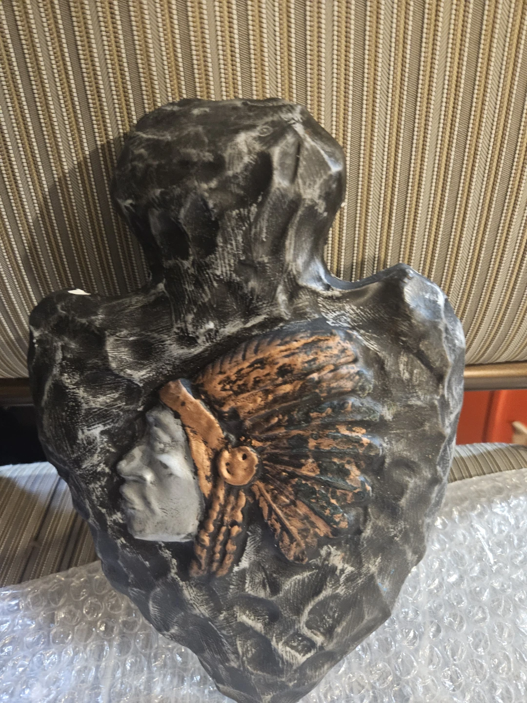 Decorative Arrowhead with Native American Bust - photo 2