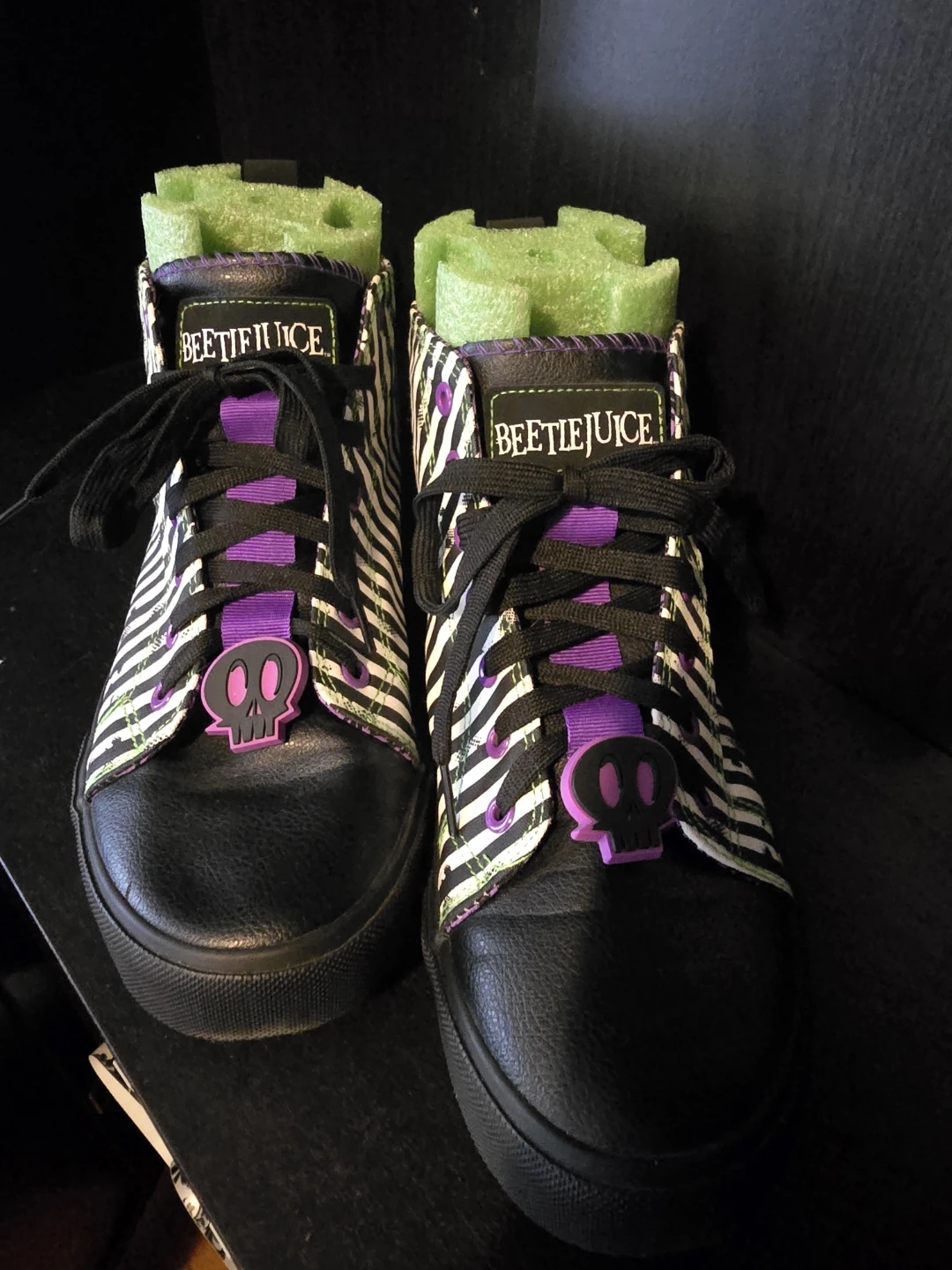 Beetlejuice Striped High-Top Sneakers - photo 2