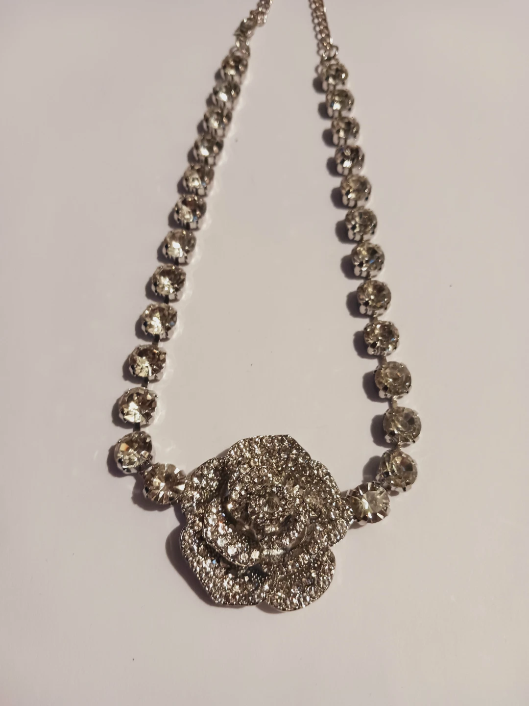 New !! Sparkling Rose Pendant Necklace - photo 4