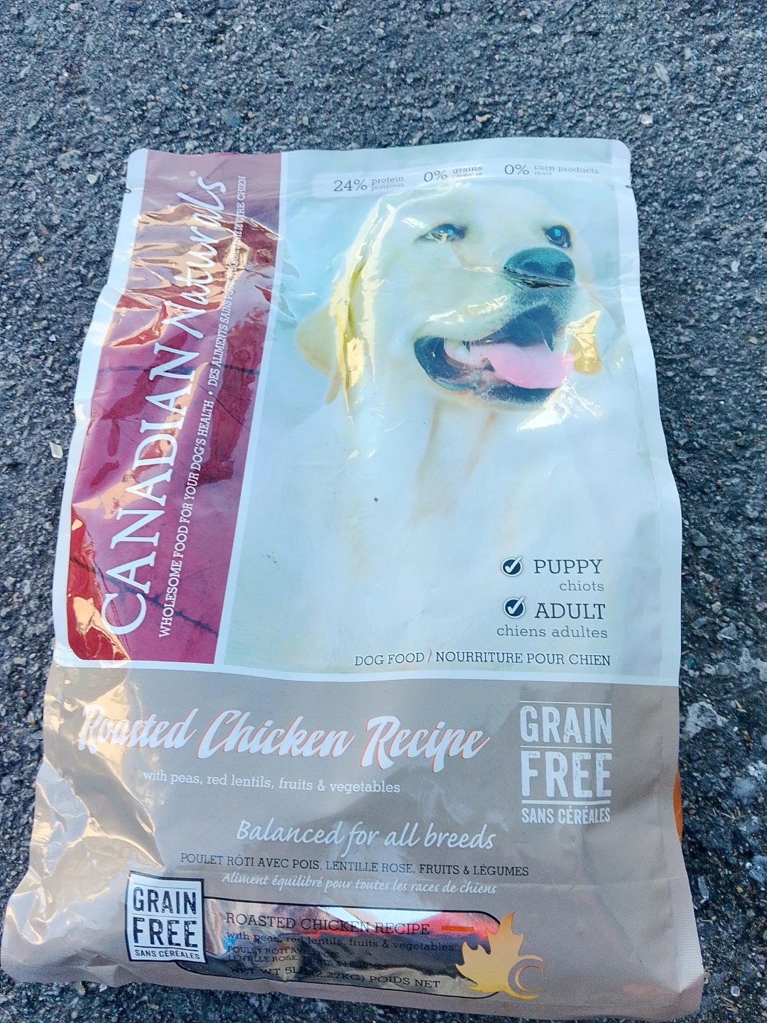 Canadian Naturals Roasted Chicken Recipe Dog Food