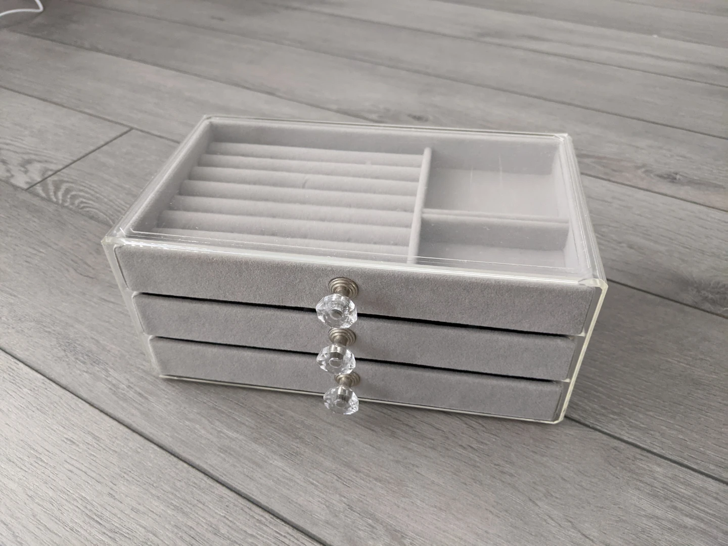 Clear Acrylic Jewelry Organizer with Drawers - photo 5
