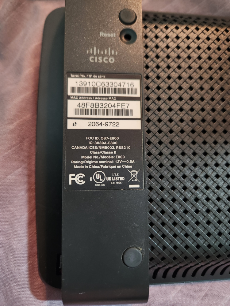 Cisco Linksys E800 Wireless Router - photo 2