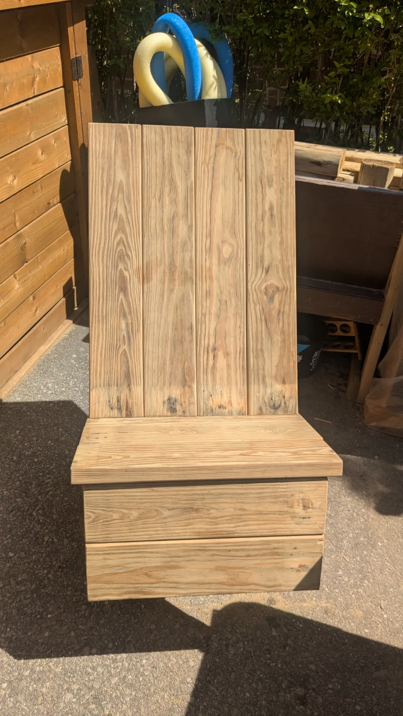 Wooden Adirondack Chair with Cushions - photo 2