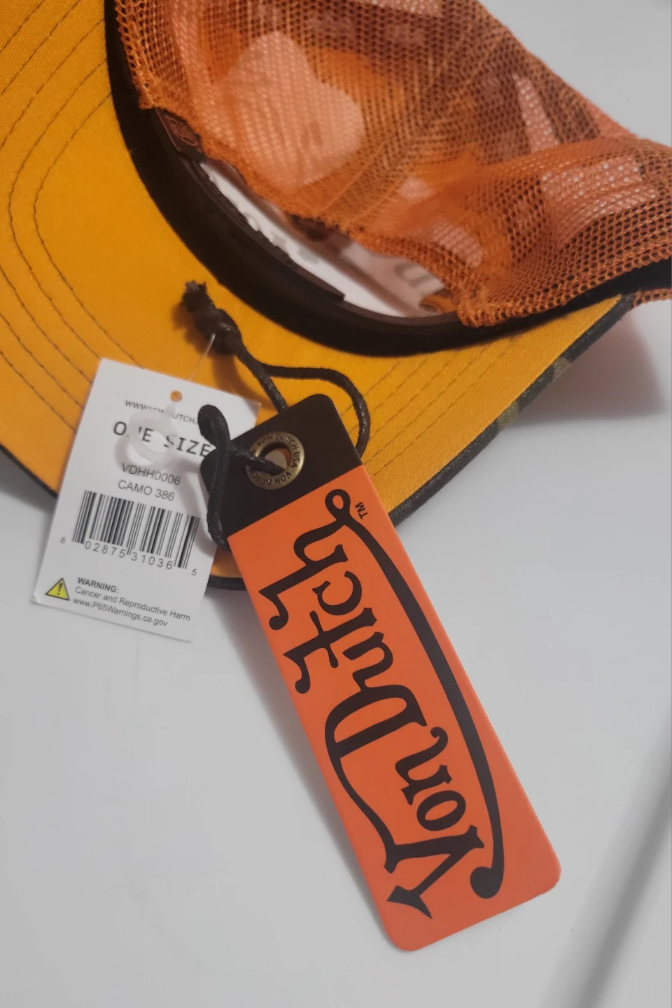 Von Dutch Camo Trucker Hat - photo 3