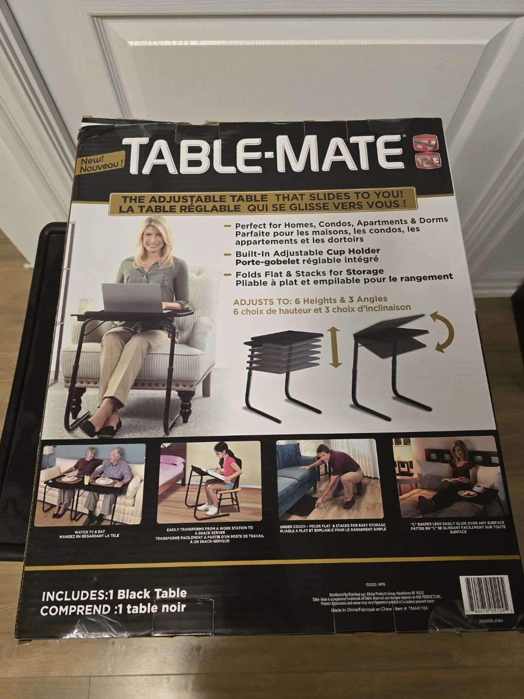 Table-mate adjustable portable table - Moving Sale - photo 4