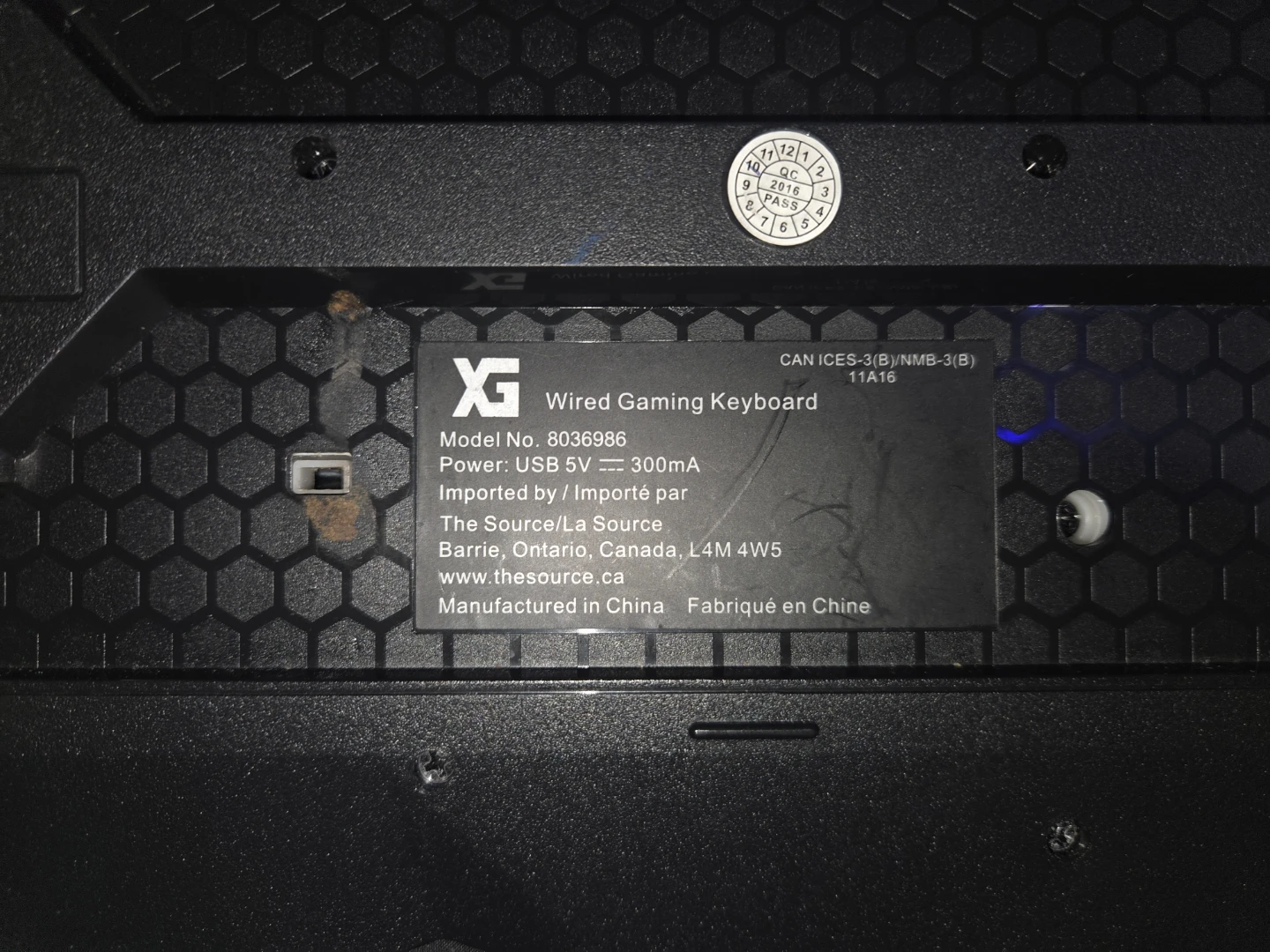 XG Wired Gaming Keyboard - photo 2