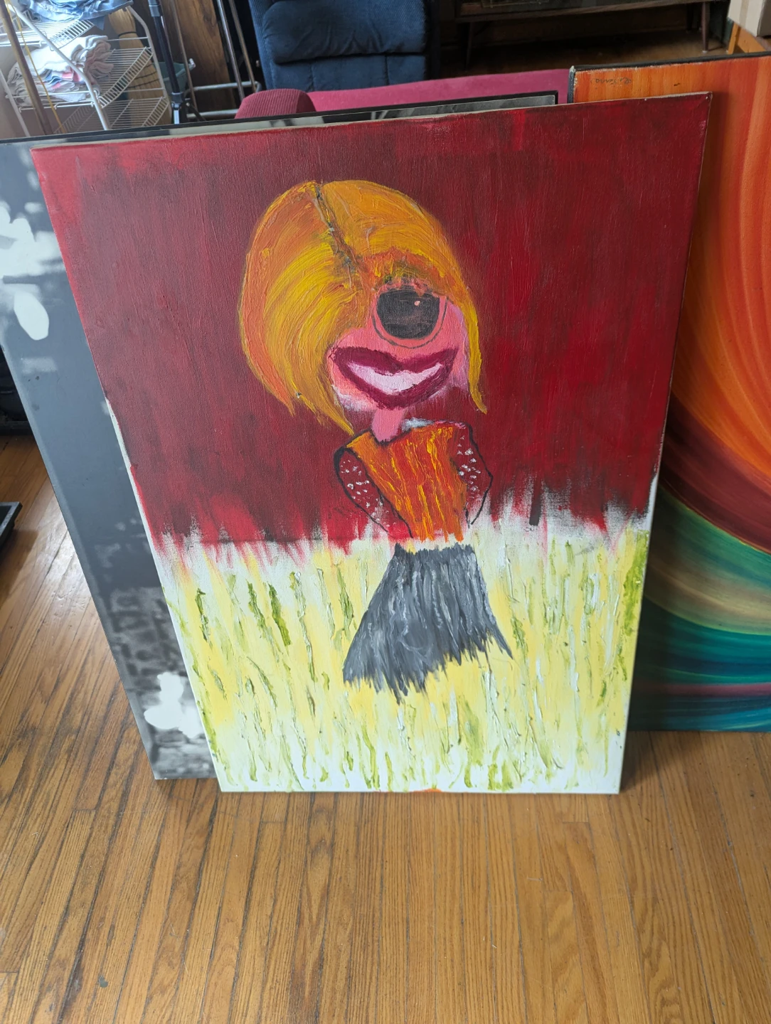 Original Painting - Whimsical Character Art