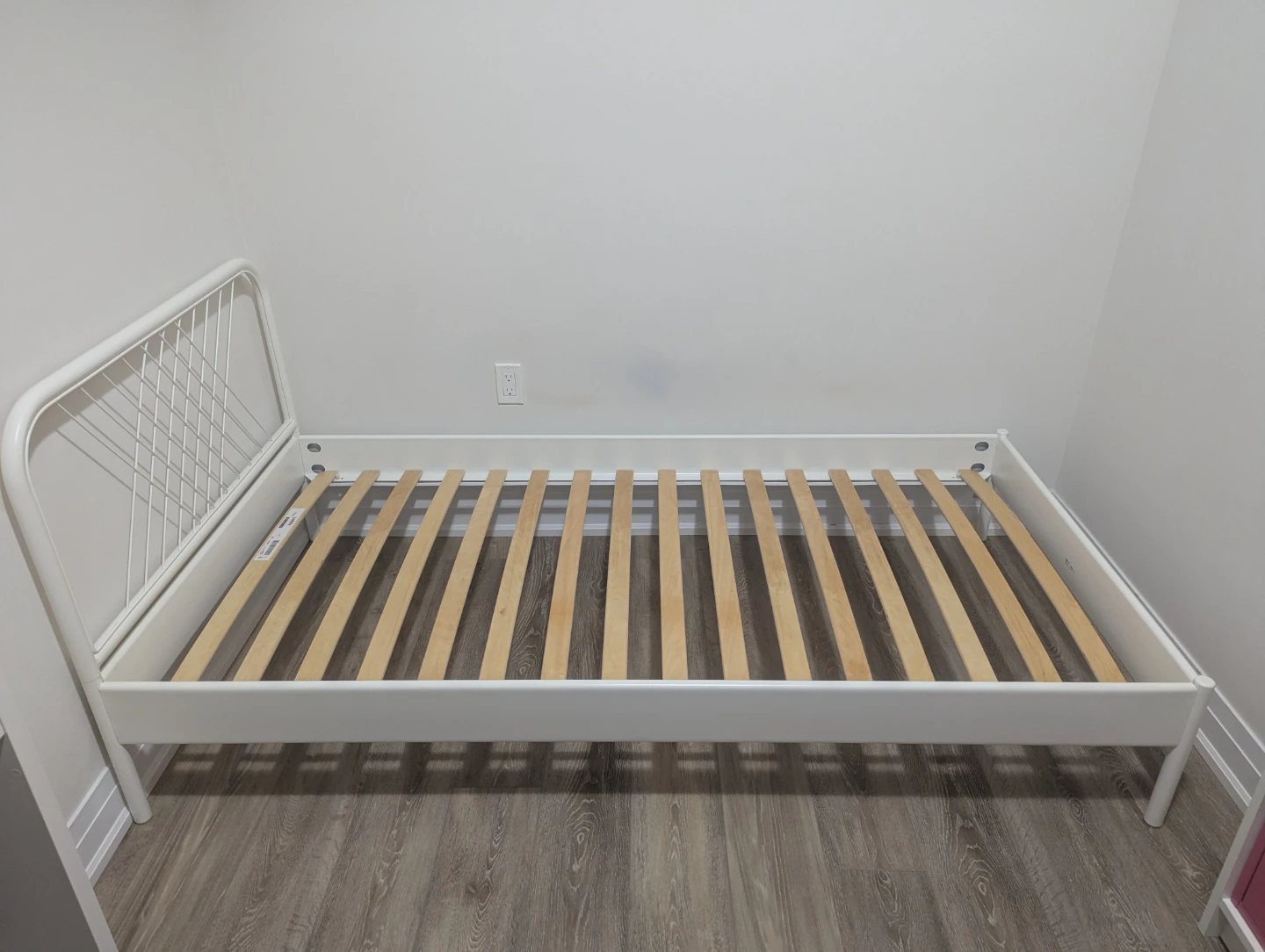 IKEA LUROY Bed Frame - White