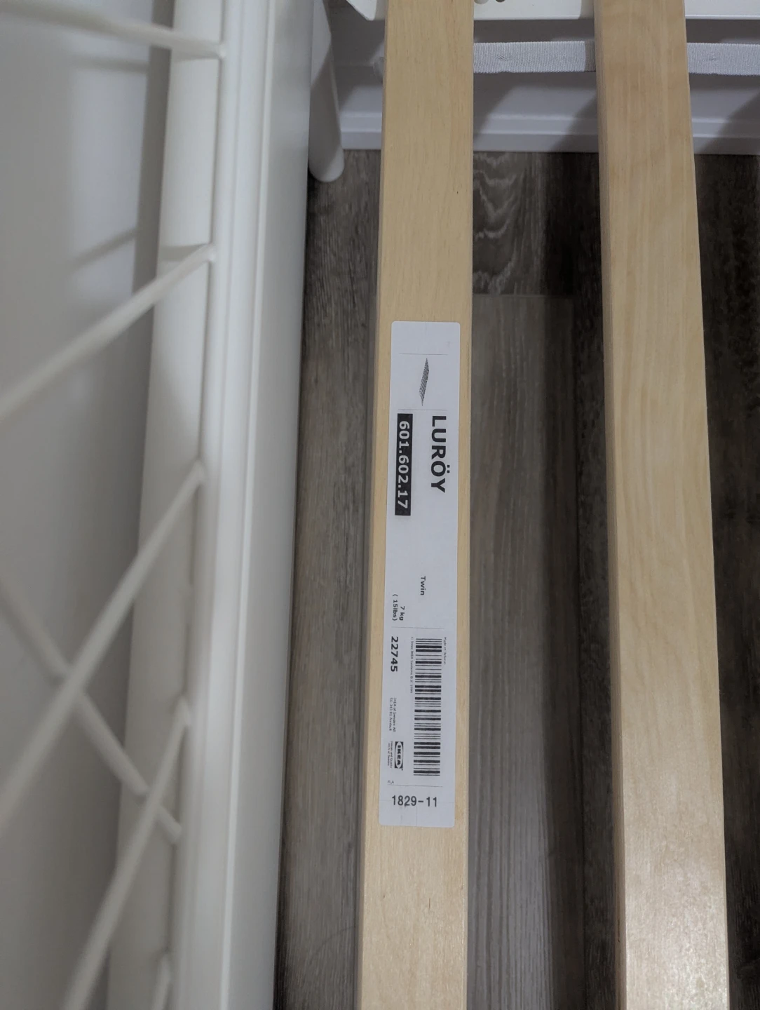 IKEA LUROY Bed Frame - White - photo 3