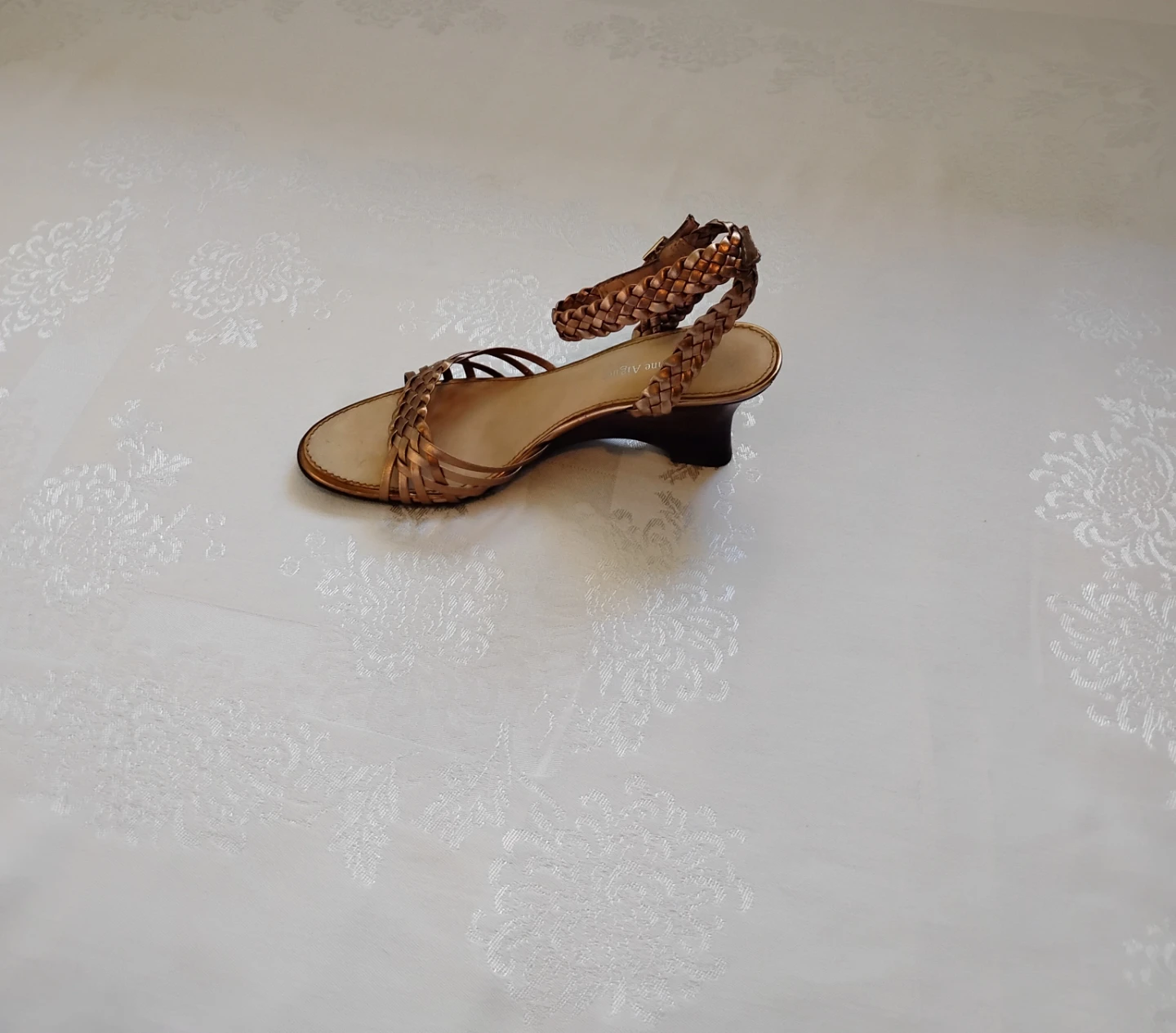 Etienne Aigner Genuine Leather Strap Sandals