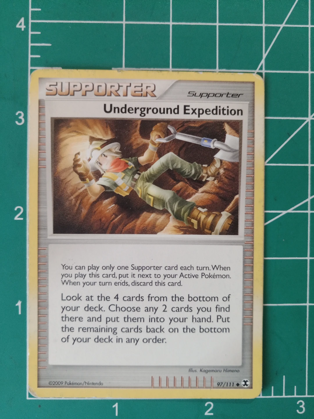 Pokemon Underground Expedition Supporter Card