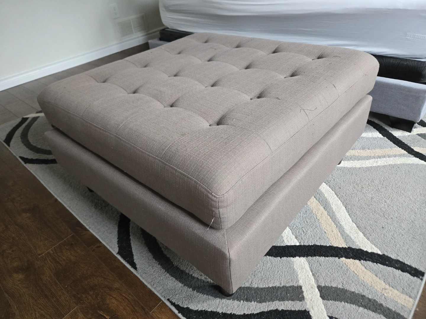 Tufted Ottoman Footstool - photo 2