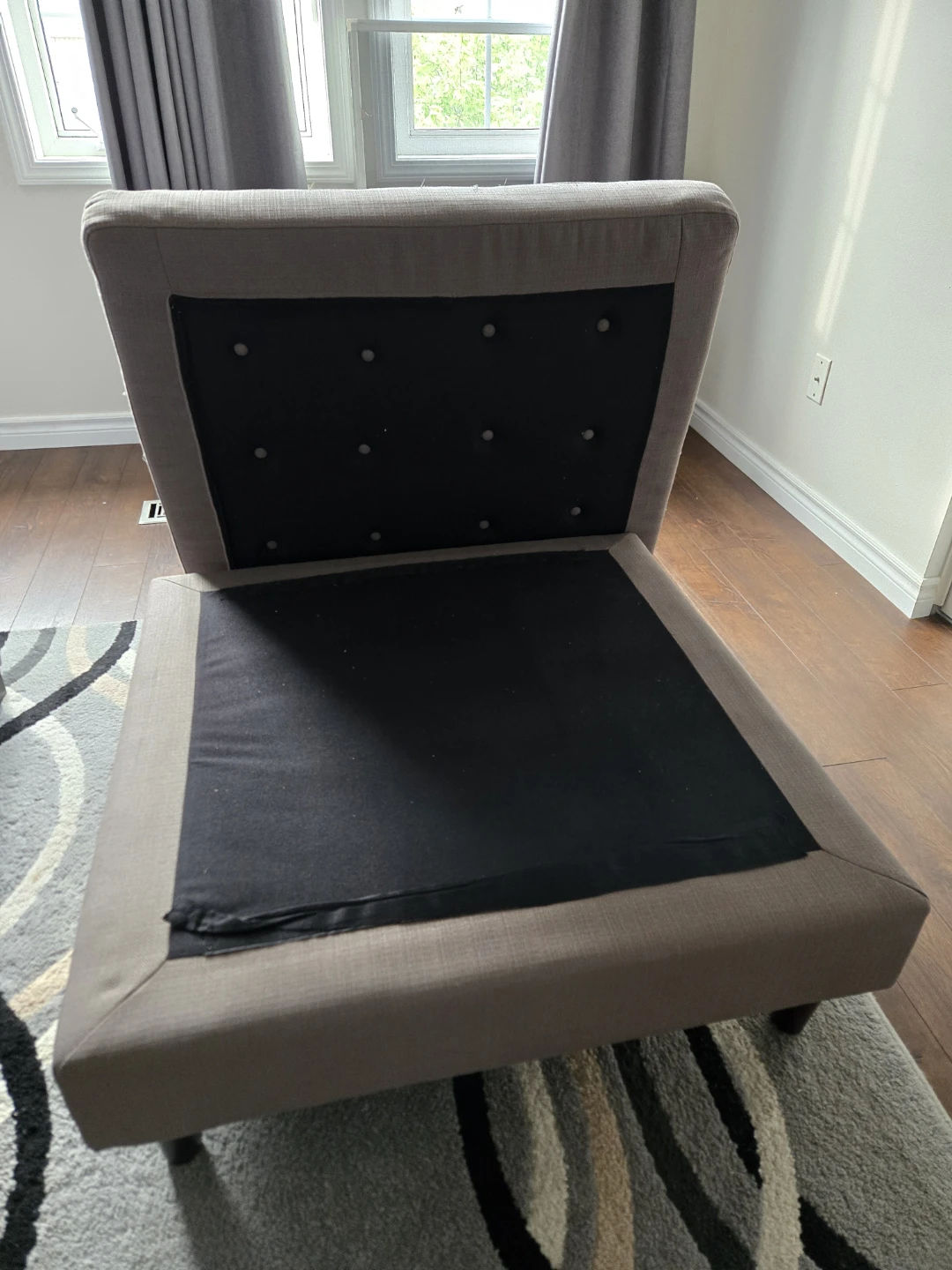 Tufted Ottoman Footstool - photo 3
