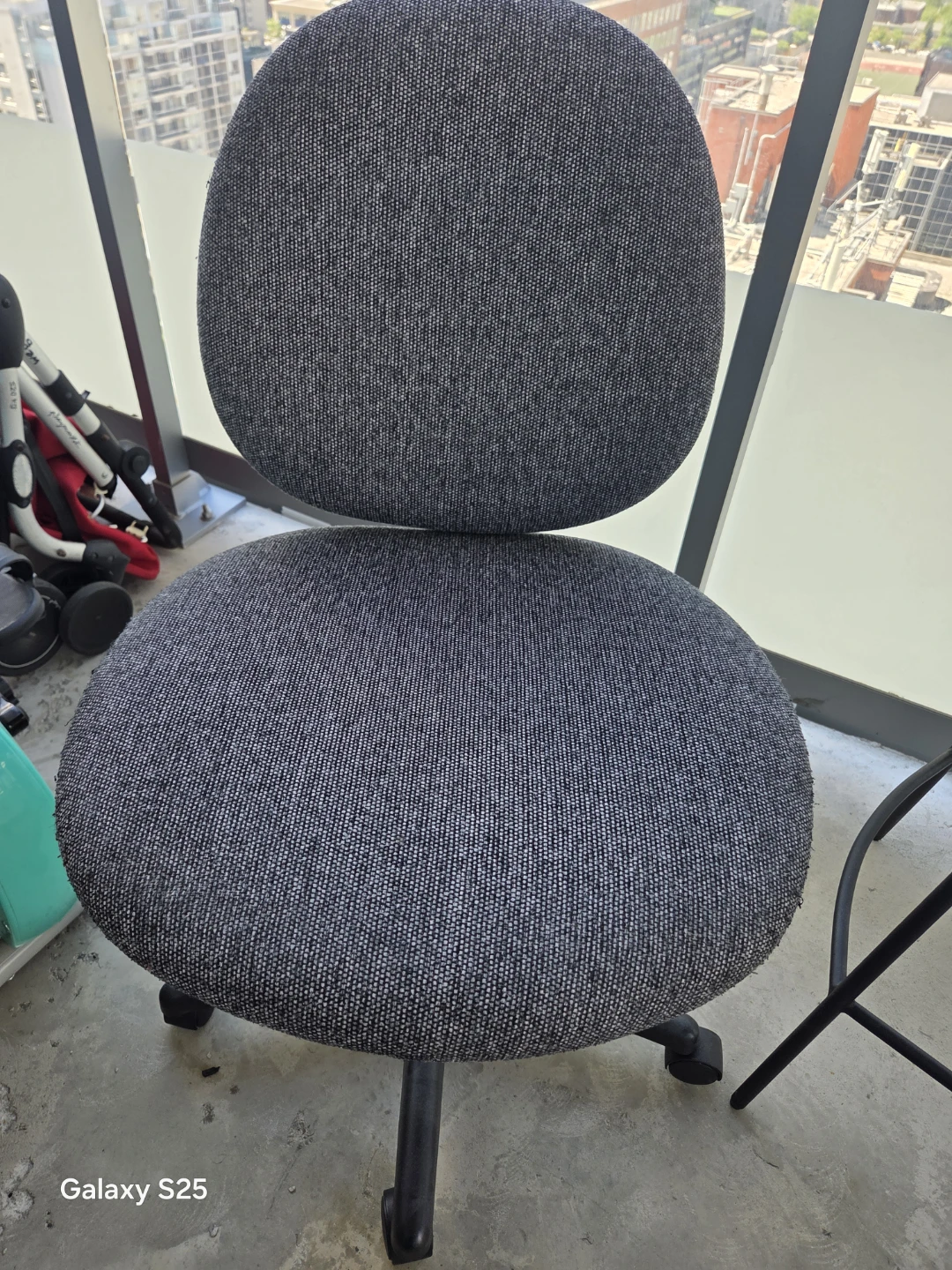 Grey Fabric Office Chair