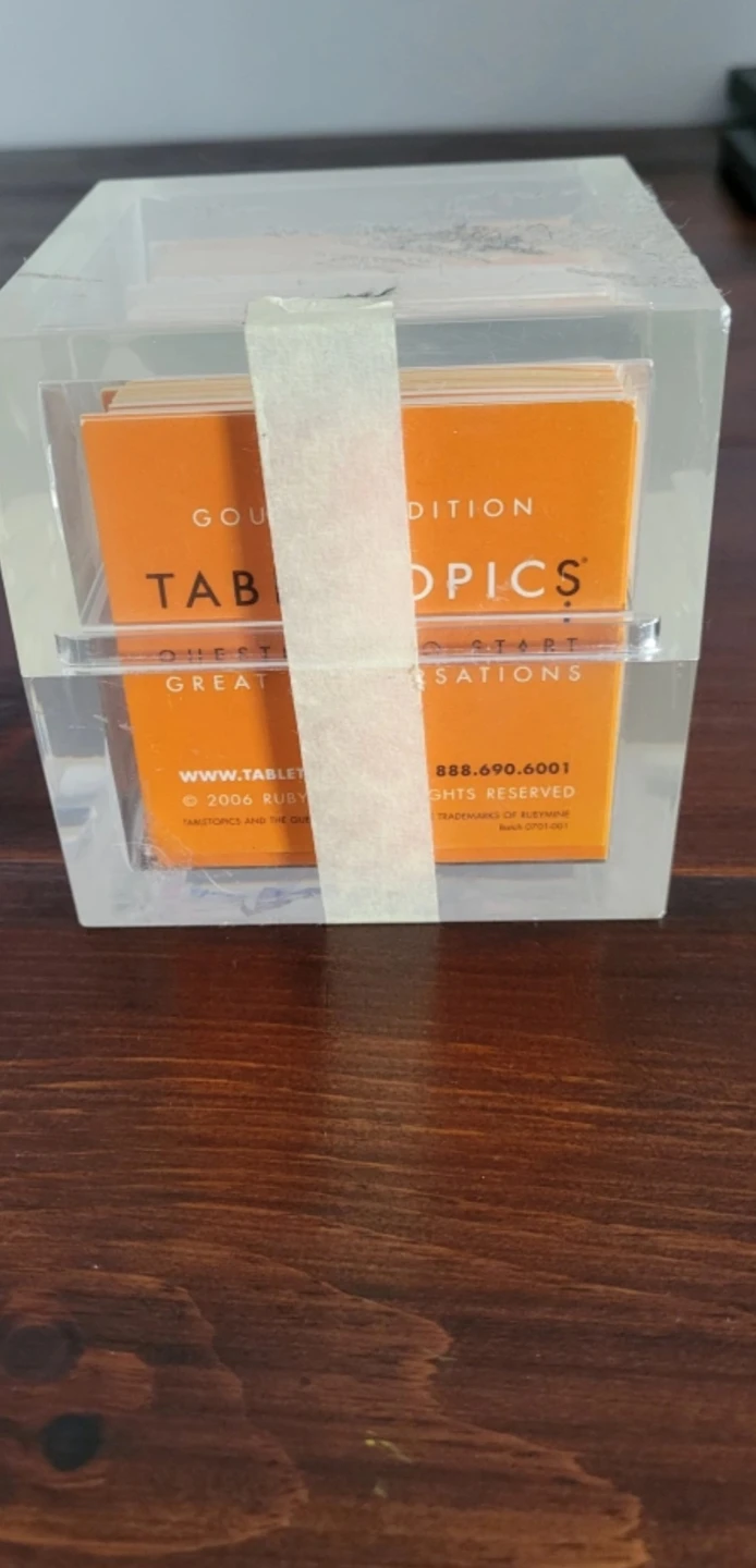 ⚽ TableTopics Gourmet Edition - Great Conversations Cards - photo 3