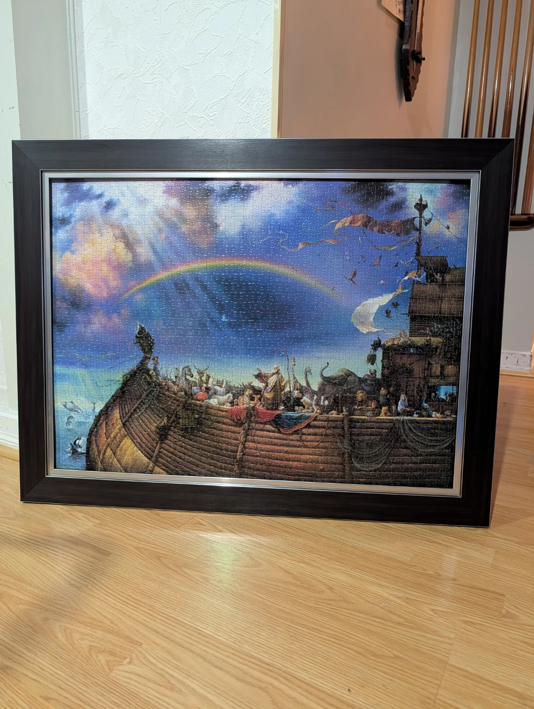 Glass Framed Noah's Ark Jigsaw Puzzle