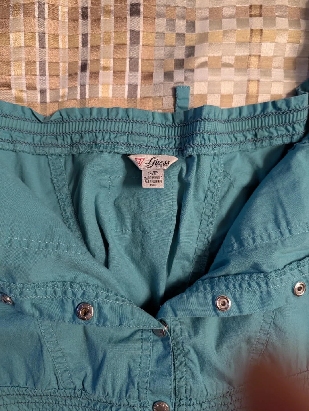 Guess Teal Off-the-Shoulder Top - photo 3