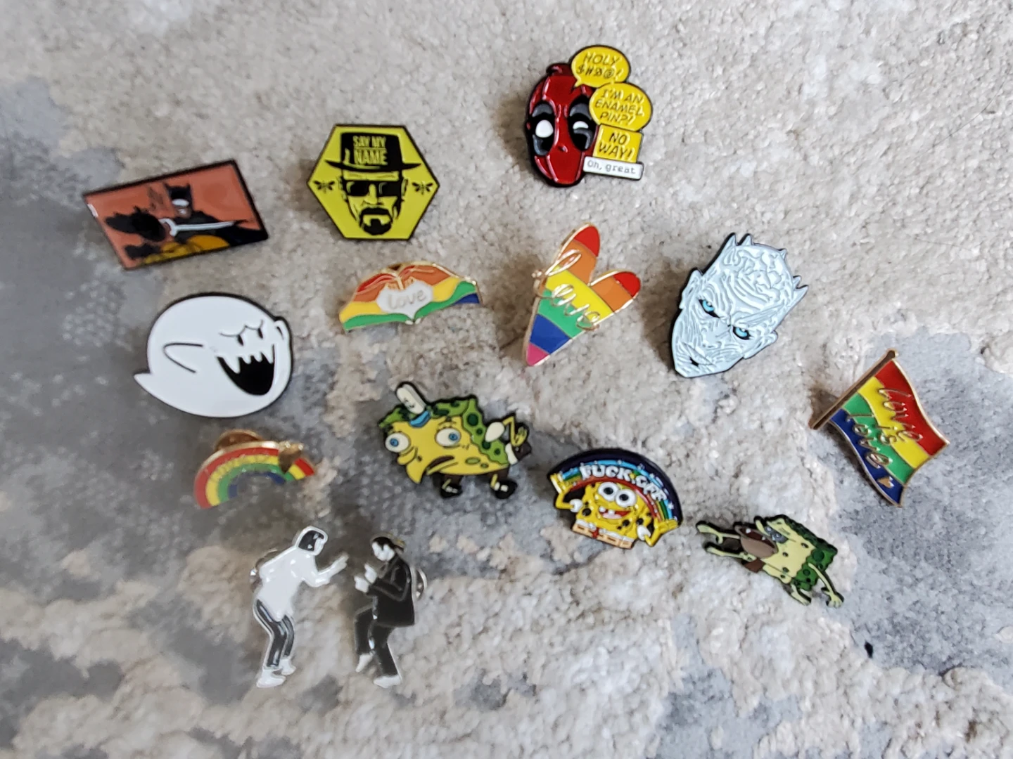 Set of Enamel Pins
