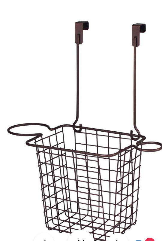 Over-the-Cabinet Hair Dryer Holder Basket New - photo 2