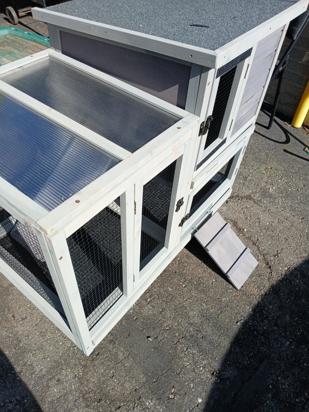 Wooden Pet Hutch with Two Levels - photo 2