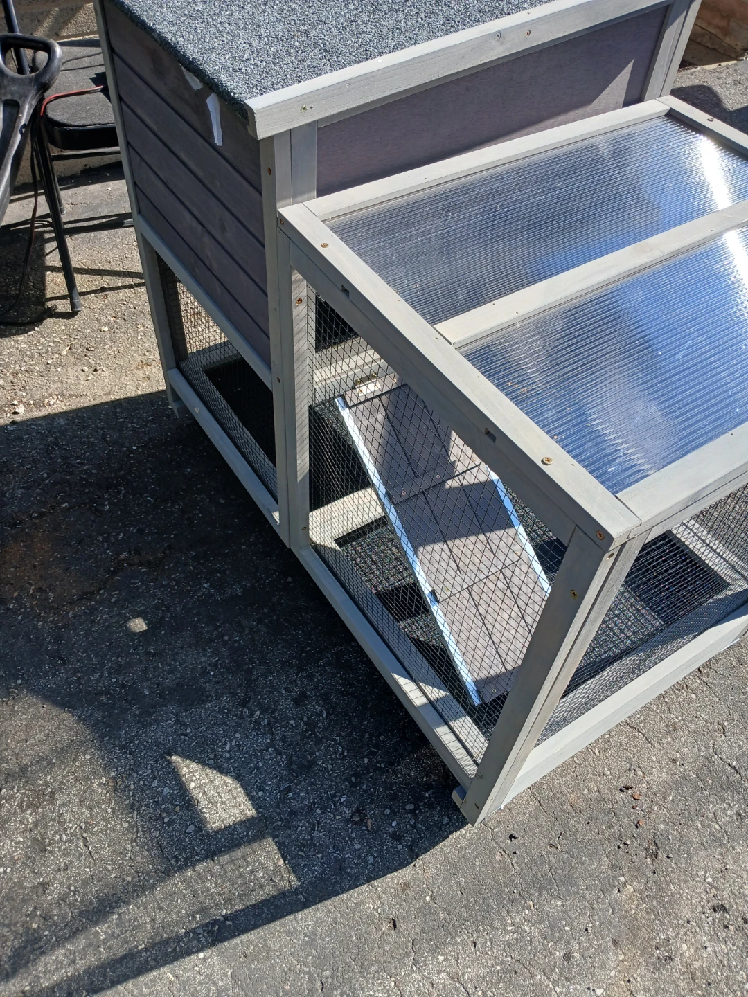 Wooden Pet Hutch with Two Levels - photo 3