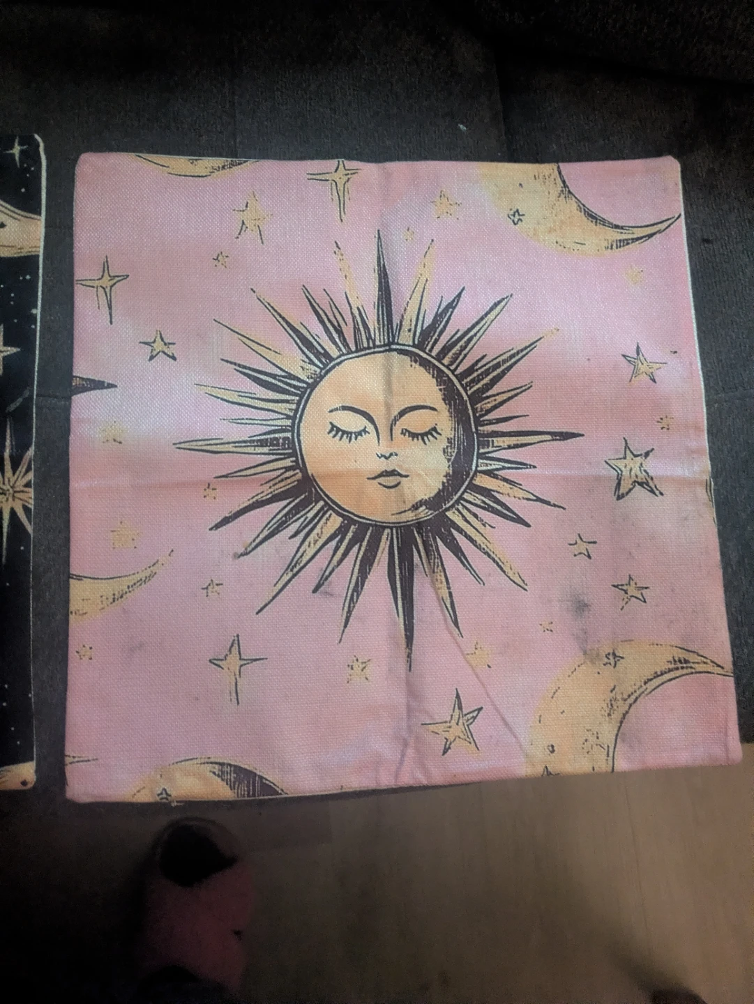 Sun and Moon Decorative Pillow Cover