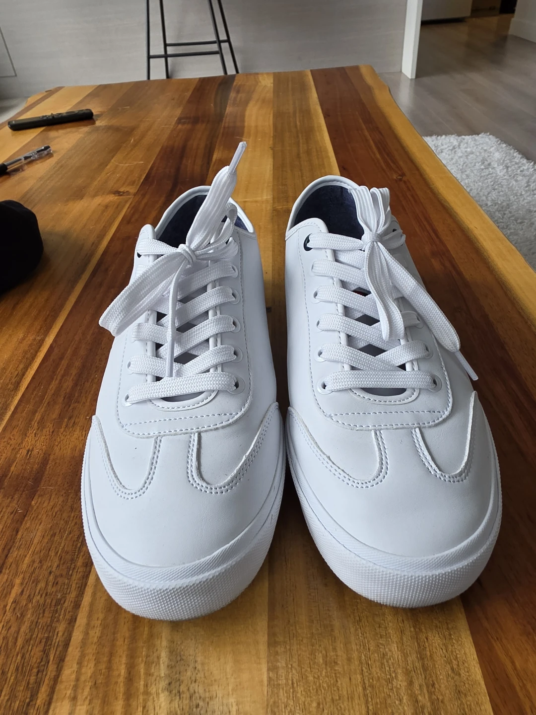 Tommy Hilfiger White Leather Sneakers - photo 2
