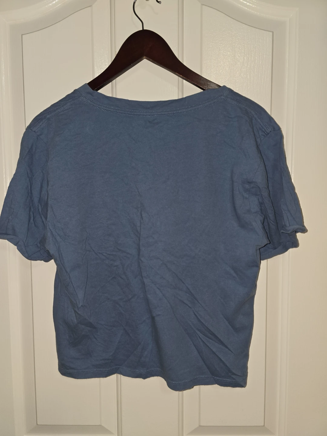 Calvin Klein V-Neck Cropped T-Shirt - photo 2