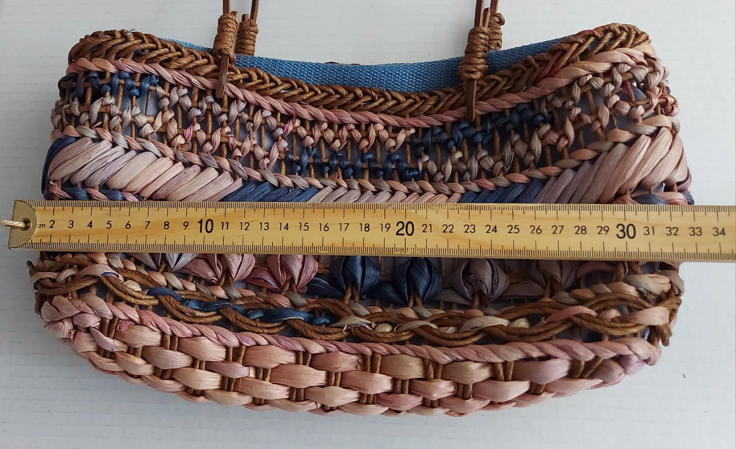 Woven Straw Tote Bag - photo 3