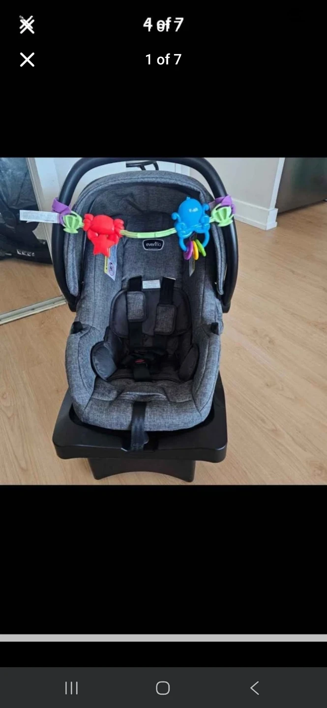 Evenflo LiteMax Sport car seat and stroller travel system - photo 2