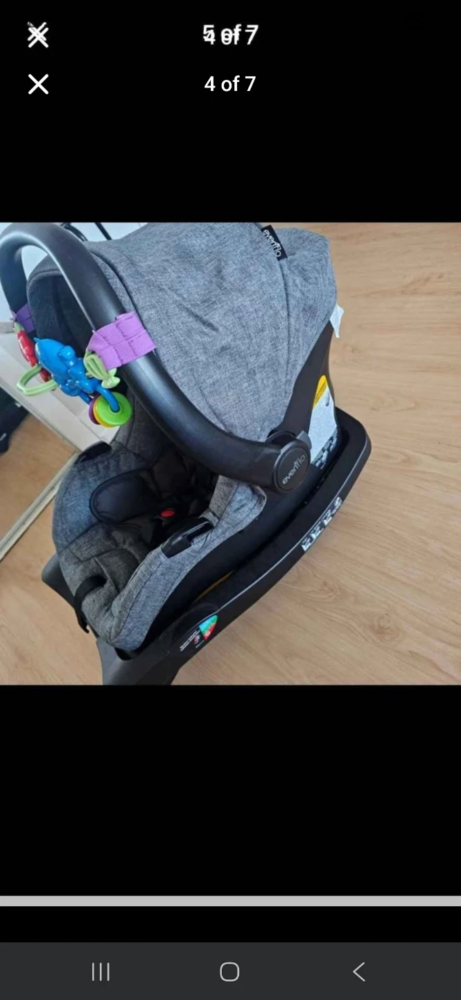 Evenflo LiteMax Sport car seat and stroller travel system - photo 4