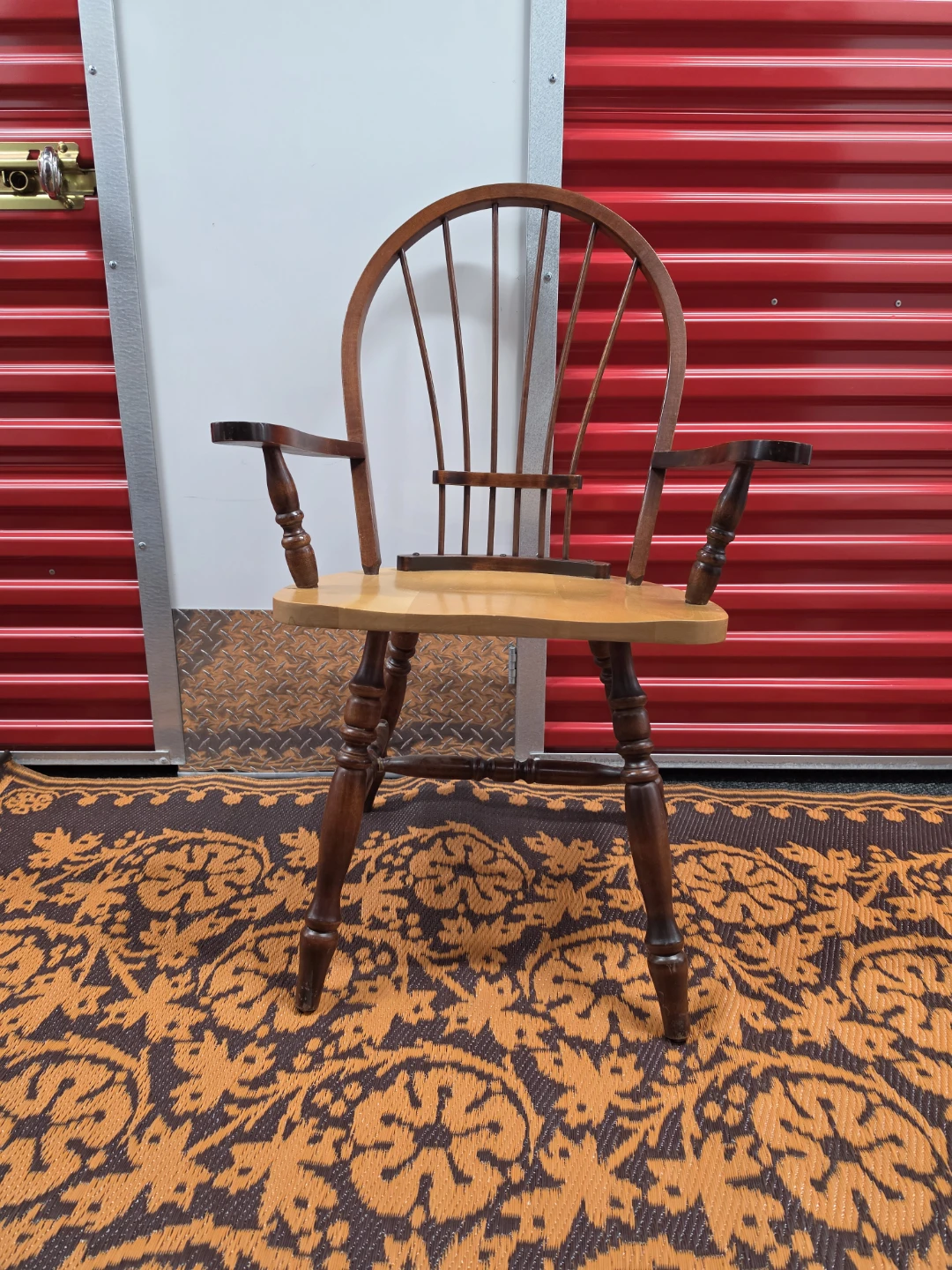 Wooden Windsor Style Arm Chair - photo 2