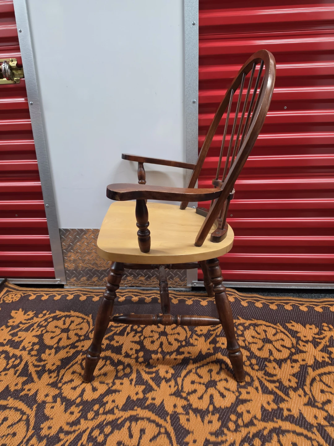 Wooden Windsor Style Arm Chair - photo 4