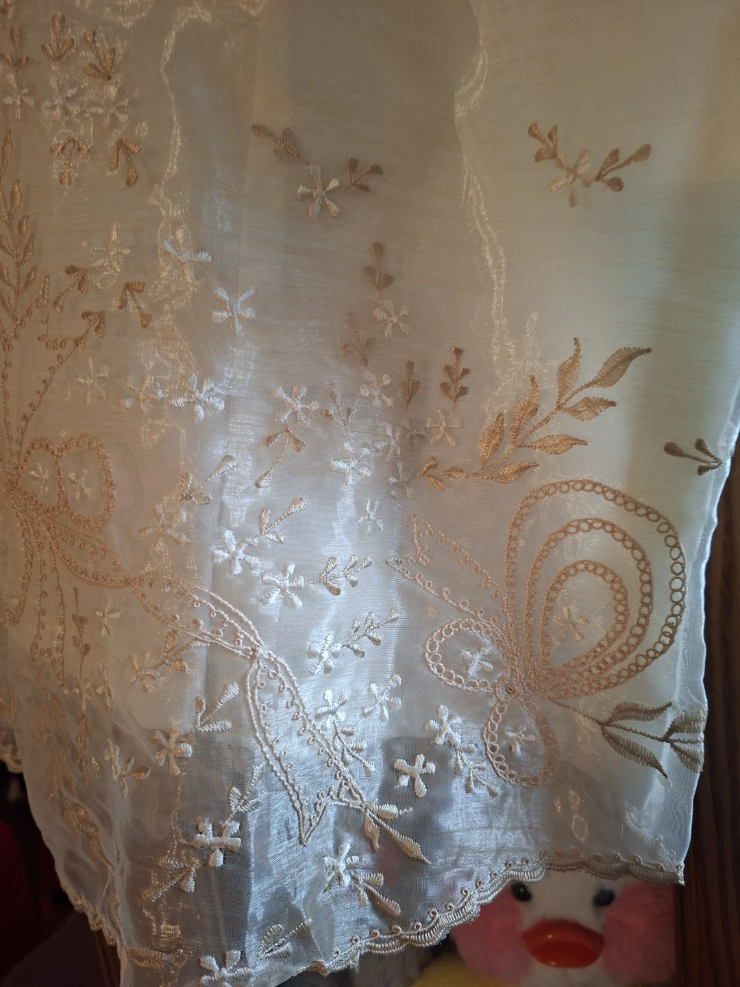 ⚽Sheer Embroidered Blouse - photo 2